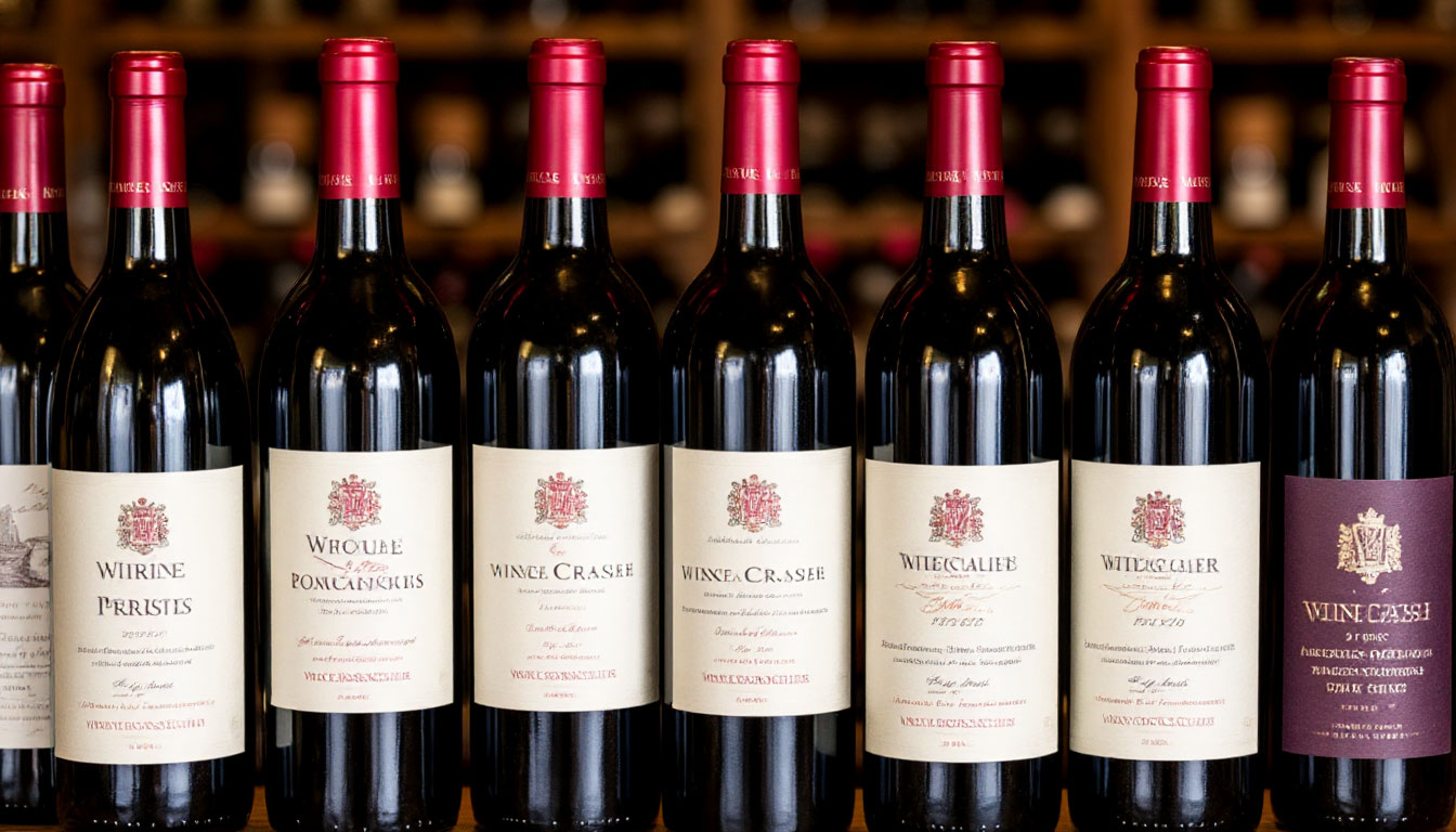 WineCrasher wine bottles and tasting notes